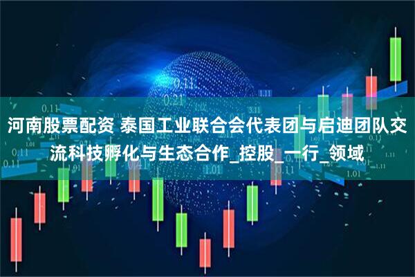 河南股票配资 泰国工业联合会代表团与启迪团队交流科技孵化与生态合作_控股_一行_领域